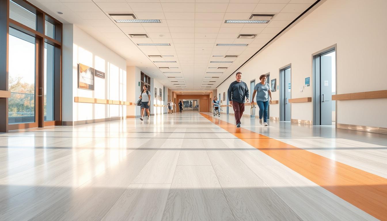 5 vantagens dos pisos resilientes em projetos de saúde e arquitetura