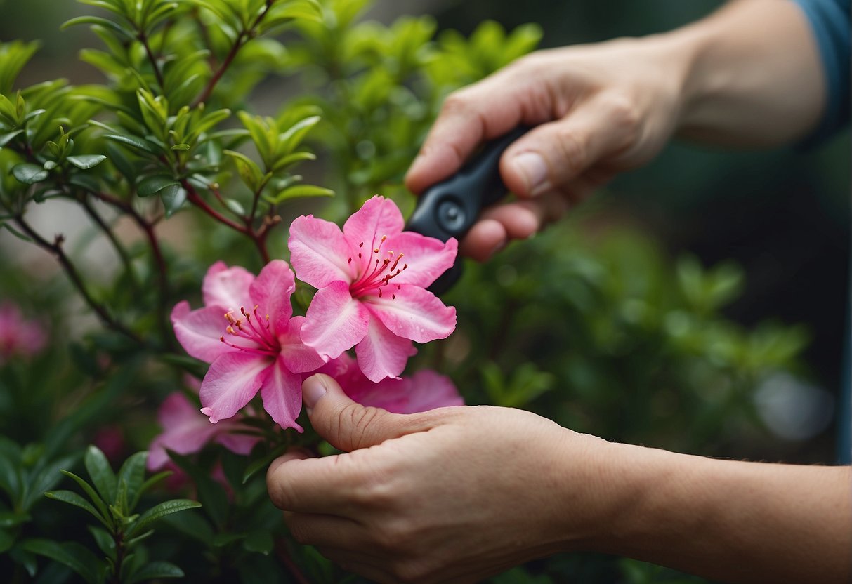 Azáleas Nutricionais em uma Flor